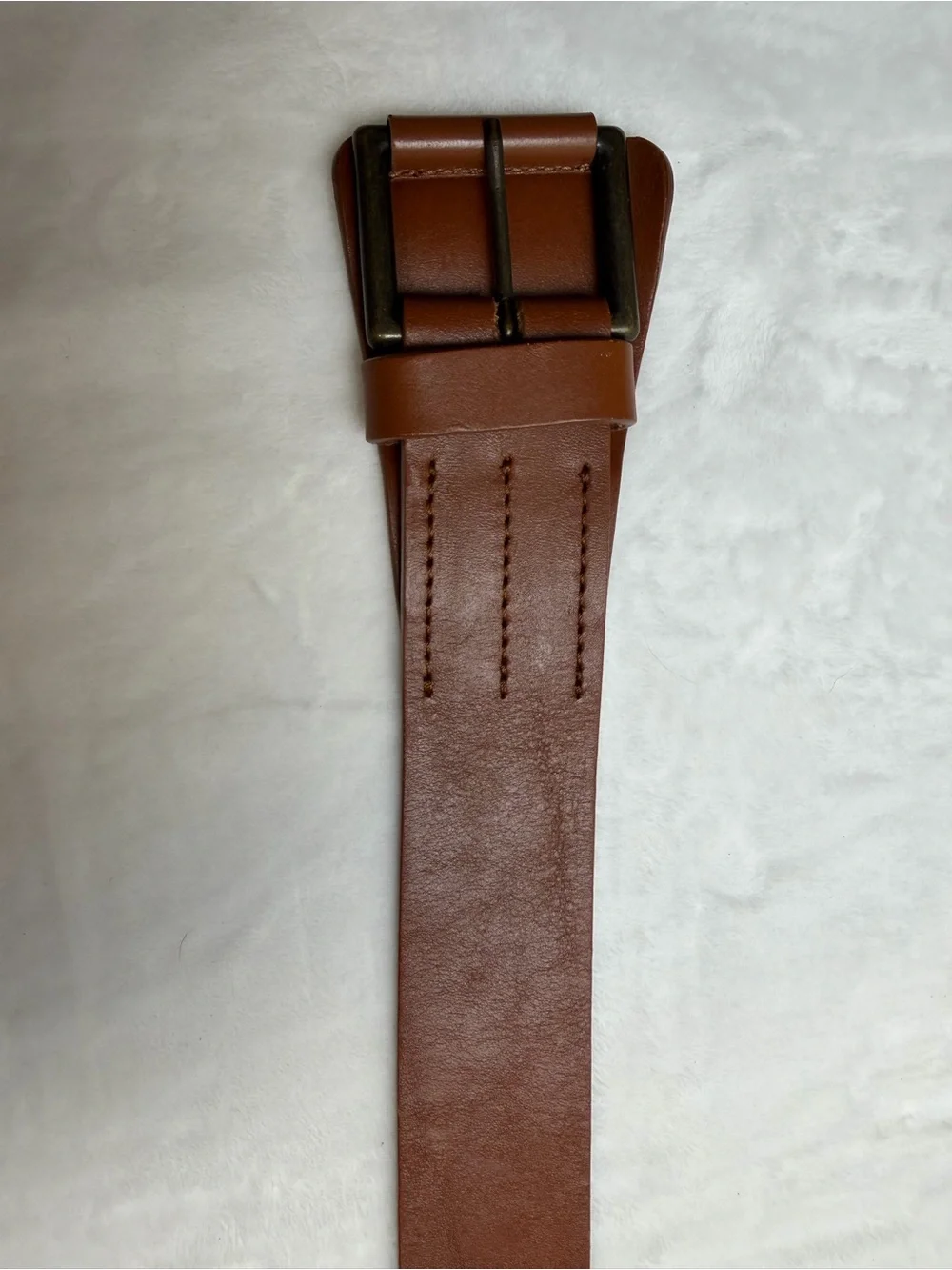 Belstaff Brown Genuine Leather Belt L Made in Italy Heritage Distressed Buckle